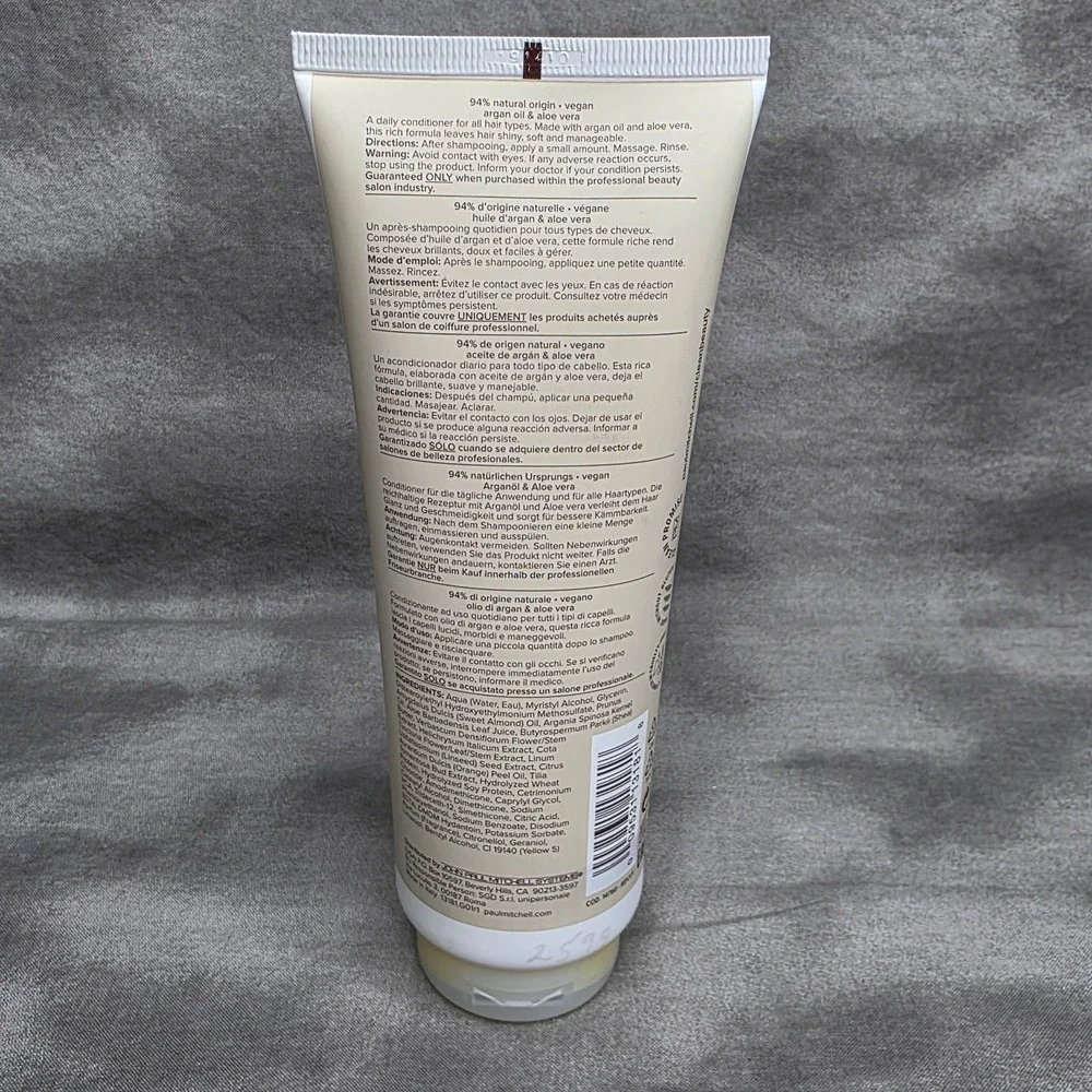 PAUL MITCHELL Everyday Conditioner Clean‎ Beauty 8.5 oz Argan Oil & Aloe Vera
